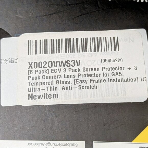 2× EG Samsung Galaxy A42 5G V 3+3 Pack Tempered Glass Screen & Camera Lens Prote - Picture 4 of 4